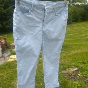 Light blue capri pants, size 10. NYDJ.